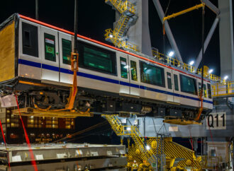 Llegan nuevos vagones para ampliar la capacidad del Metro de Santo Domingo