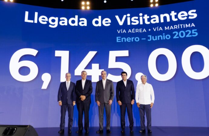 RD supera los 6 millones de visitantes en primer semestre. Rumbo a las 12 millones de visitantes en el 2025