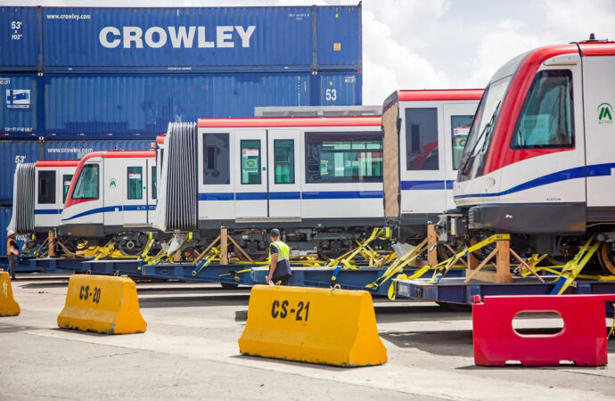 OPRET incluye nuevos trenes de seis vagones en líneas 1 y 2 del Metro de Santo Domingo