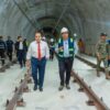 Ministro José Ignacio Paliza supervisa pruebas dinámicas en la Línea 2C del Metro de Santo Domingo