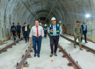 Ministro José Ignacio Paliza supervisa pruebas dinámicas en la Línea 2C del Metro de Santo Domingo