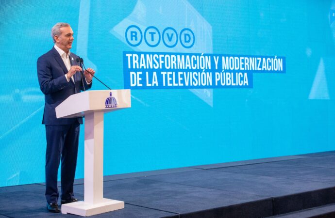 Presidente Abinader presenta la transformación y modernización de la televisión pública, RTVD, canal 4