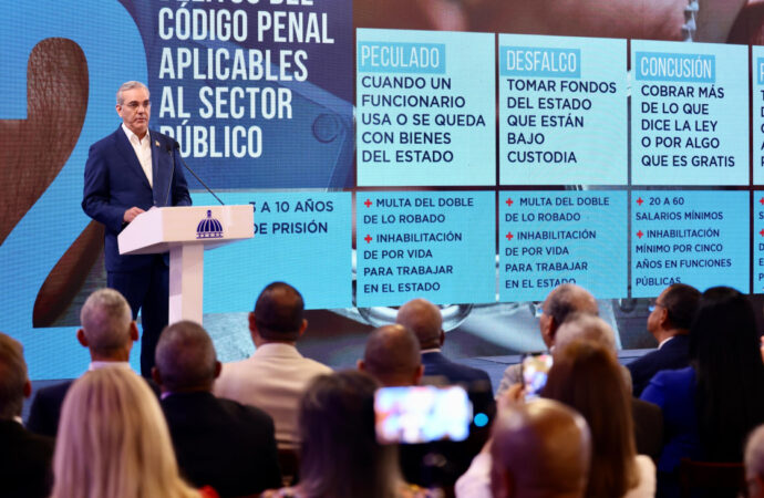 Presidente Abinader presenta siete ejes estratégicos en lucha anticorrupción; se habilita portal de denuncias de corrupción en Administración pública