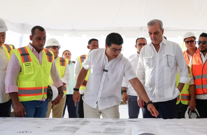 Presidente Abinader supervisa avances ampliación del Acueducto Barrera de Salinidad que incrementará en 33 % y 50 % la distribución de agua potable para SDE y SDN