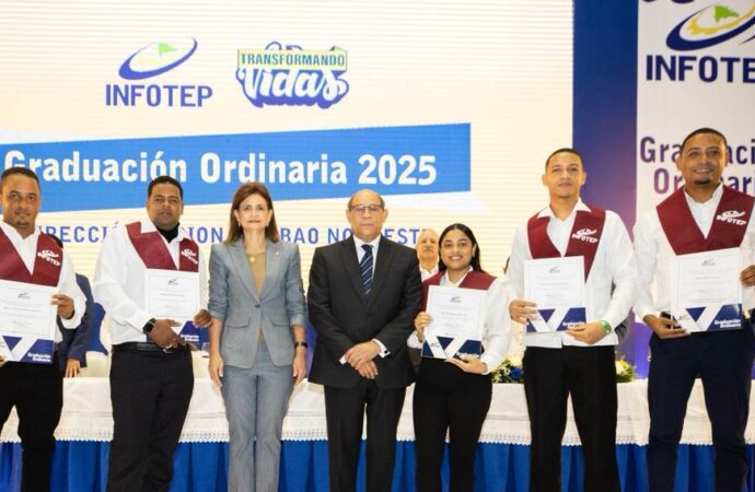 Gobierno impulsa el progreso social y productivo a través del Infotep, con la inclusión de más de 1,400 nuevos técnicos graduados
