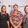 Embajadora Maike Friedrichsen agasaja a atletas de Master of the Ocean con un cóctel en Natura Cabana