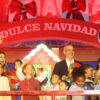 Presidente Luis Abinader inaugura Villa Navidad junto a Carolina Mejía y a Leonardo Aguilera, presidente de Banreservas