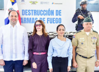 Interior y Policía, junto con Metaldom, destruyen armas de fuego incautadas para reforzar la seguridad nacional y prevenir su retorno a las calles