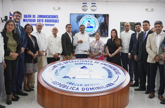 COE presenta los resultados del Sistema Nacional de Alerta Temprana Multiamenaza para la República Dominicana