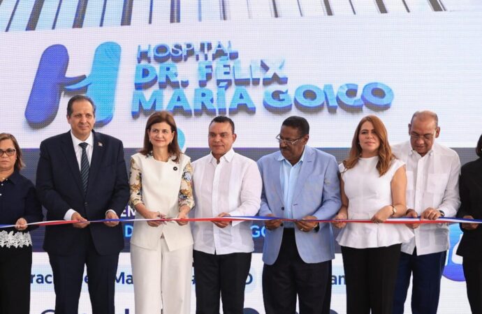 Raquel Peña encabeza entrega de obras de infraestructura en salud, deporte y seguridad en el Gran Santo Domingo