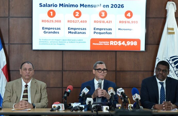 Ministerio de Trabajo llama a empresarios a cumplir con el pago del aumento del 8% del salario mínimo
