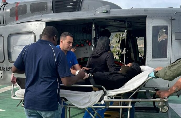 Helipuerto de La Vega fue clave para rescate a paciente sufrió lesión en Pico Duarte durante Semana Santa