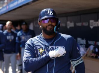 Junior Caminero se estrena con jonrón para los Rays