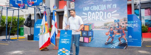 Ministerio de la Juventud y Alcaldía de Santo Domingo Norte entregan canchas deportivas a través del programa “Una Cancha Pa’ Mi Barrio”