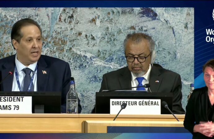 Ministro Víctor Atallah toma posesión como presidente de la Asamblea Mundial de la Salud