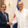 Presidente Abinader recibe en el Palacio Nacional al nuevo rector electo de la UASD, Jorge Asjana David
