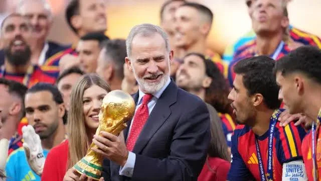 El rey Felipe VI recibe a la selección española