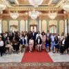 Presidente Abinader recibe a estudiantes de origen dominicano destacados en el extranjero
