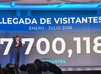 Más de 7,7 millones de visitantes llegan al país hasta julio.