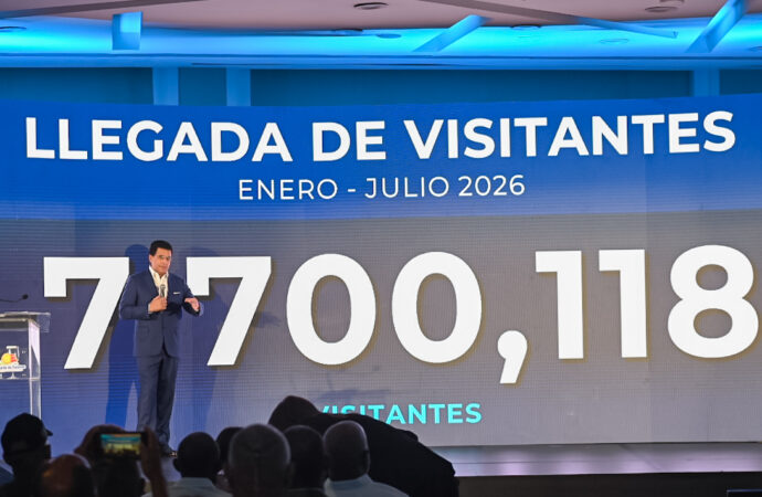 Más de 7,7 millones de visitantes llegan al país hasta julio.